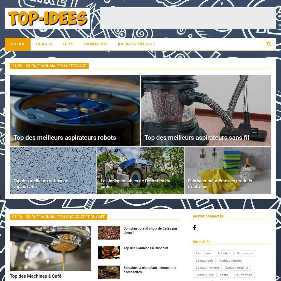 Création site internet Top-Idées.com