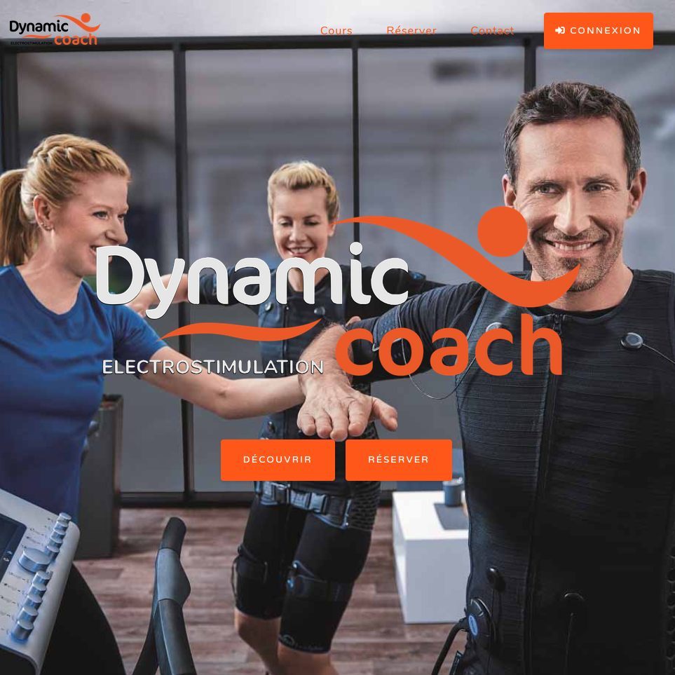 Création site internet et application mobile Dynamic Coach