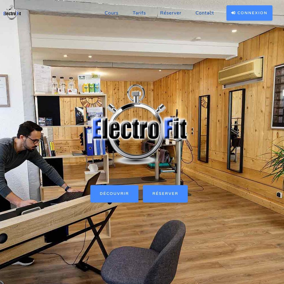 Création site internet et application mobile ElectroFit Bergerac