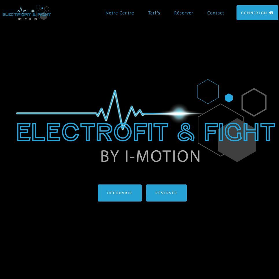 Création site internet et application mobile ElectroFit&Fight