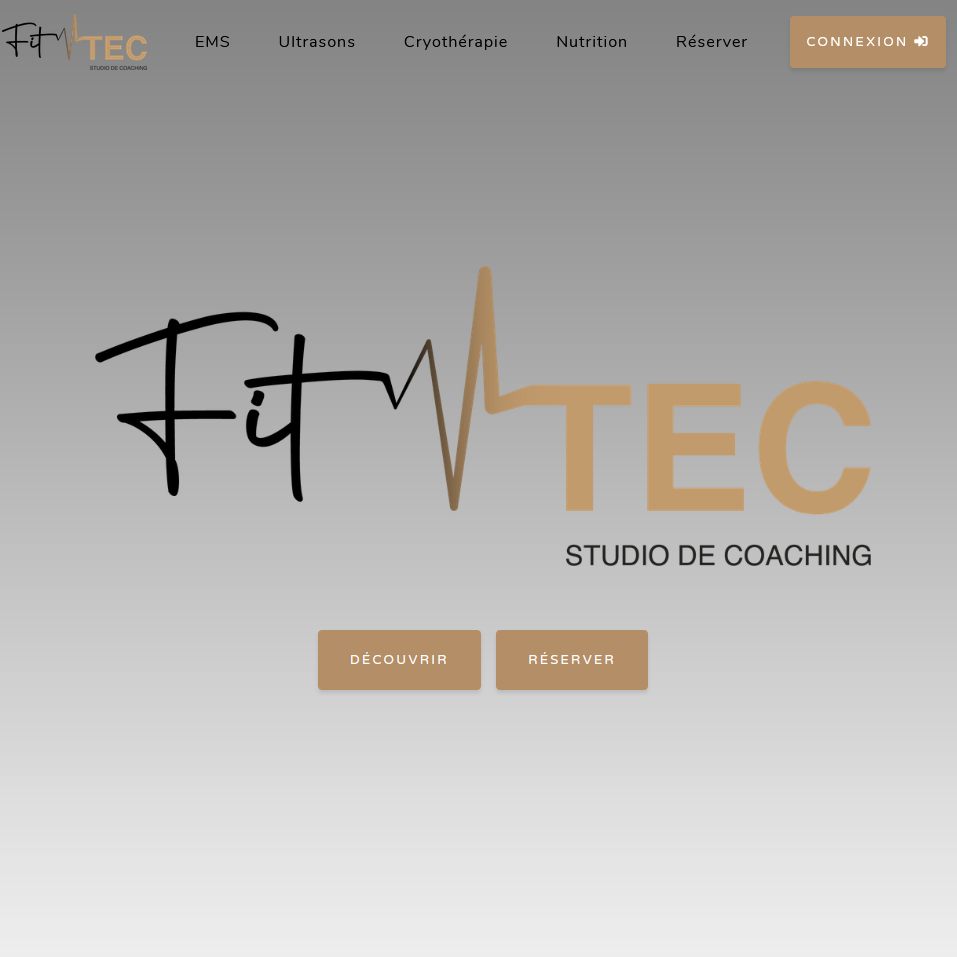 Création site internet et application mobile FIT TEC