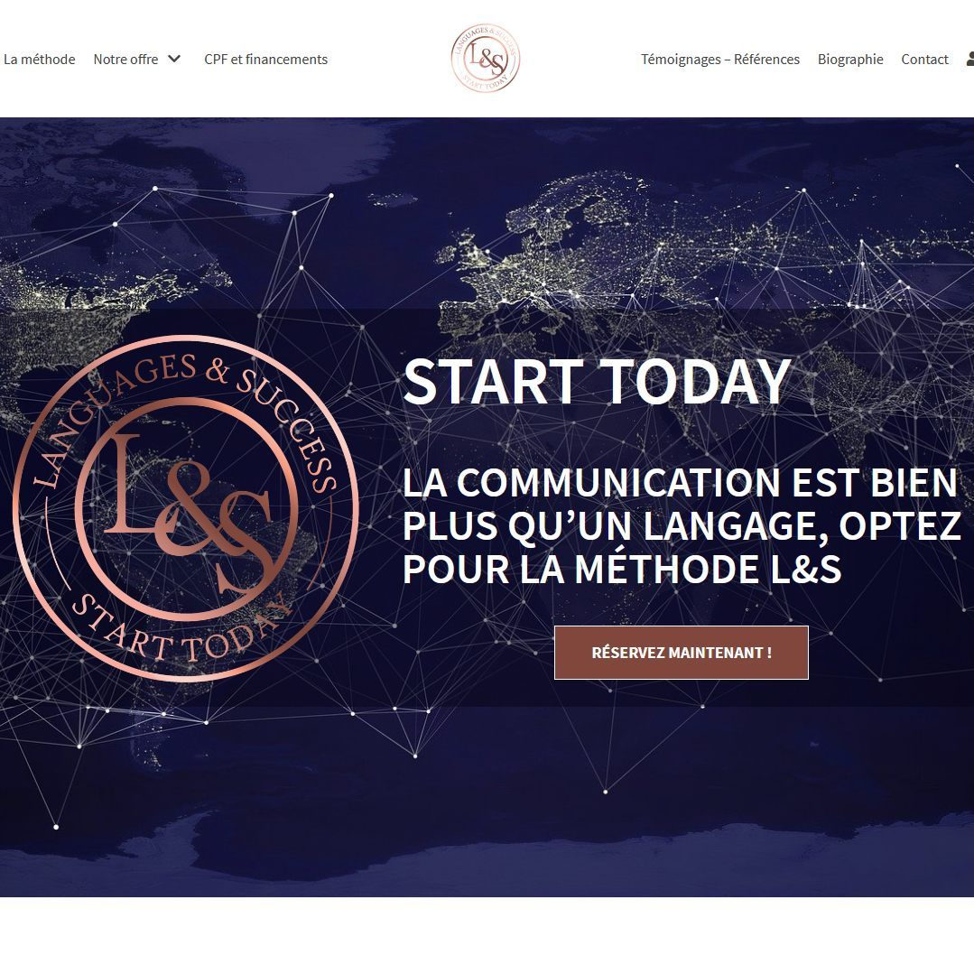 Création du site web Languages&Success