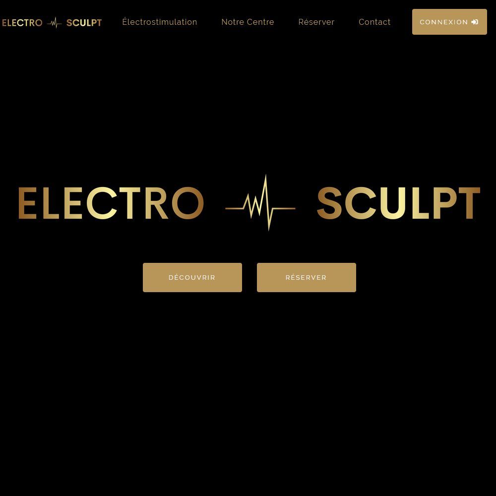 Création site internet et appli mobile Electro-Sculpt