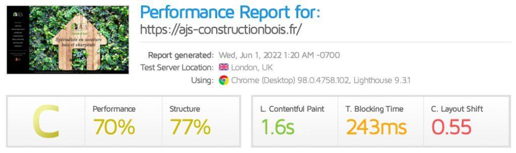 Optimisation performances AJS construction bois avant