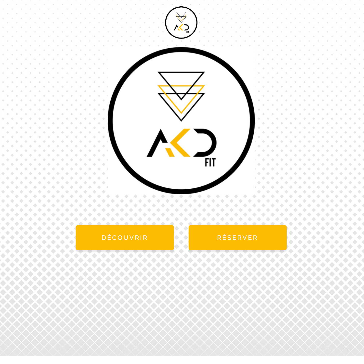 Création site internet et appli mobile AKD Fit